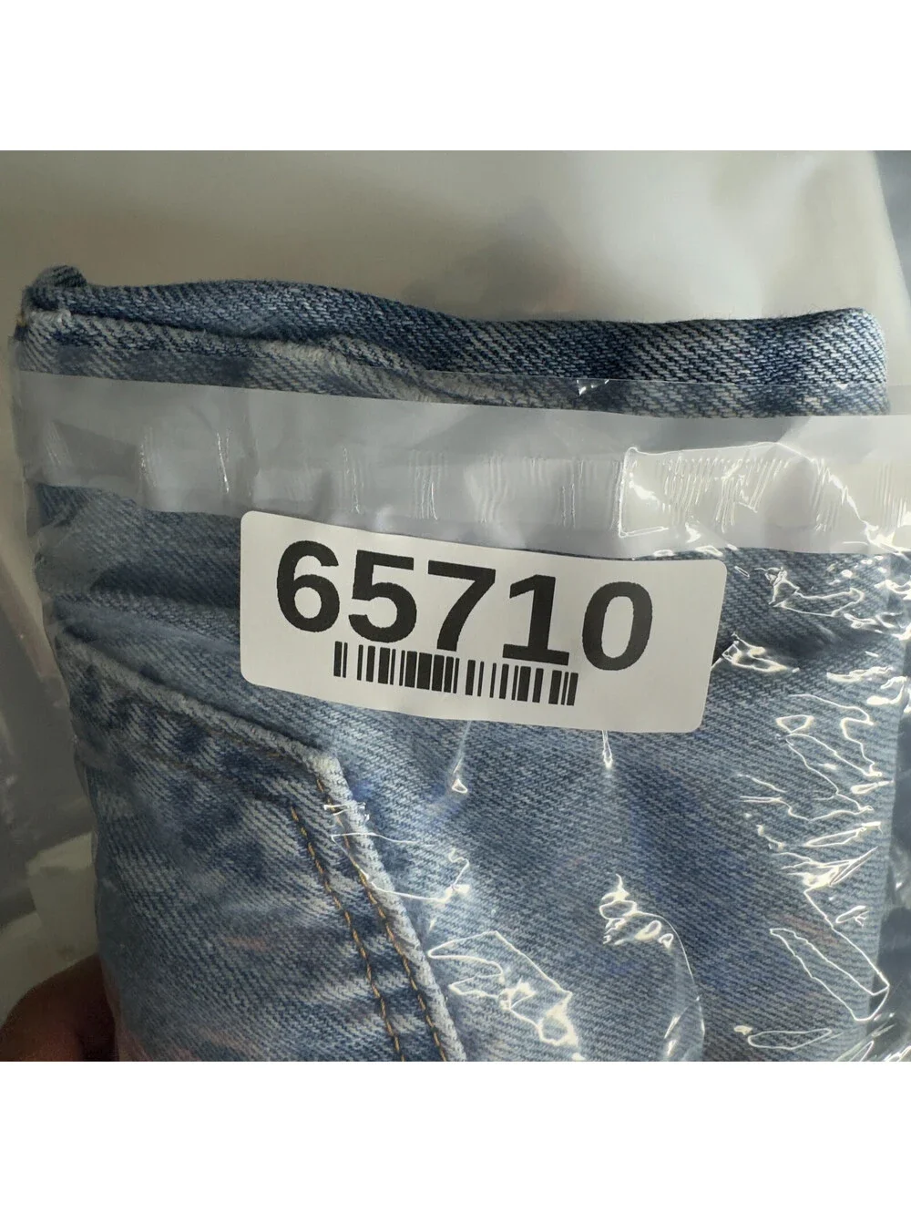Levi's Jeans Men 40*32 Blue Denim Light Wash Relaxed 550 Straight High Rise